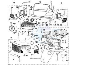 SV GEO - 125 cc drawing HEADLIGHT-TAILLIGHT