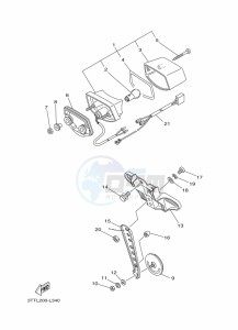 DT125 (3TTX) drawing TAILLIGHT