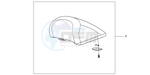 FES150 125 S-WING drawing BACKREST