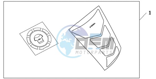 TANKPAD / FUEL LID COVER