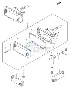 LT-A500F (E3-E28) drawing TAIL LAMP