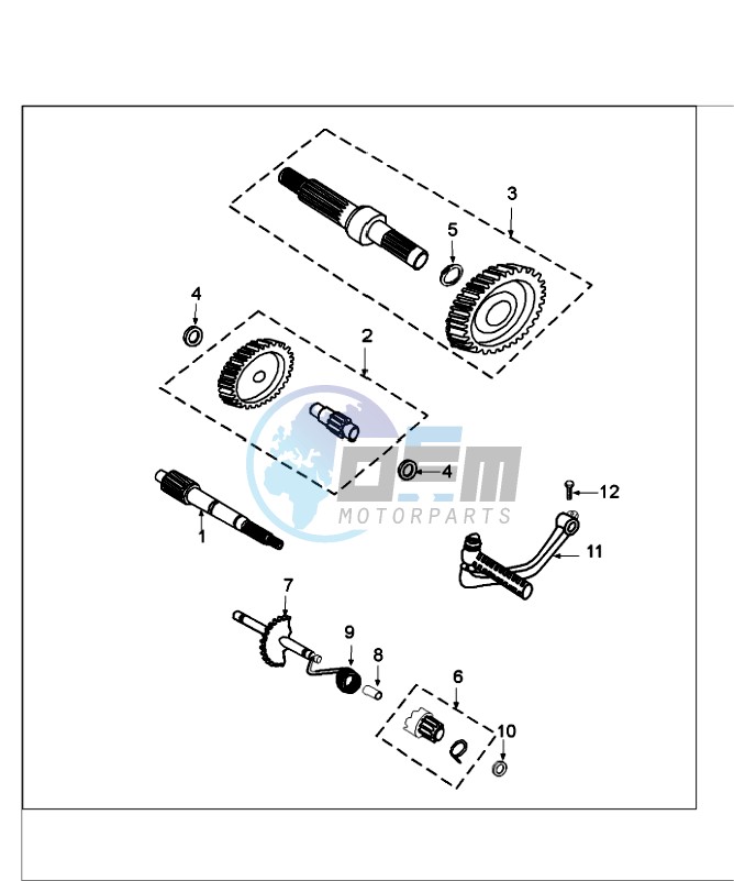 DRIVE SHAFTS / KICKSTARTER