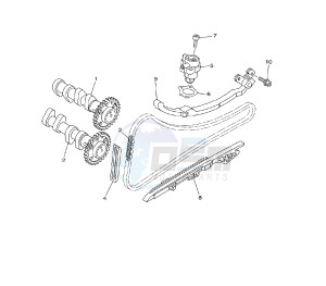 XP T-MAX WHITE MAX 500 drawing CAMSHAFT AND TIMING CHAIN