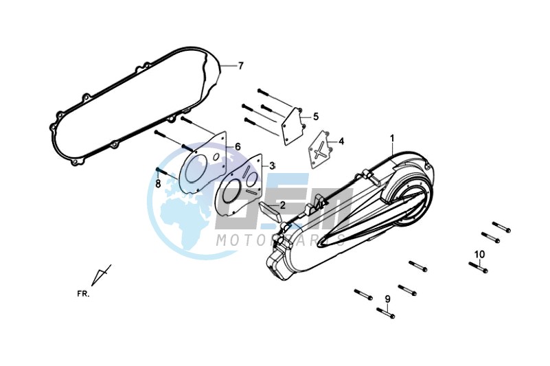 CRANKCASE COVER LEFT