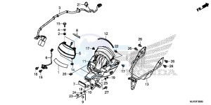 GL1800CF F6C ED drawing TAILLIGHT