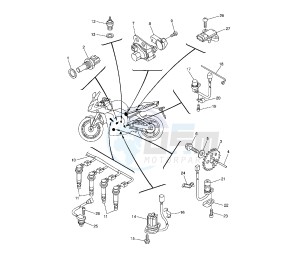 FZ1 FAZER ABS 1000 drawing ELECTRICAL DEVICES