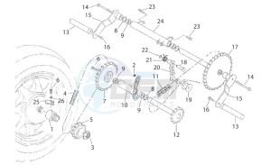 SR 50 Air (Vertical cylinder) drawing Rubber pedal