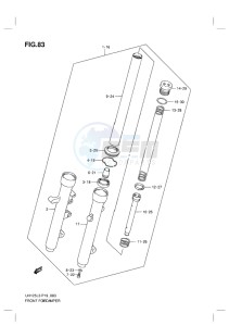 UH125 BURGMAN EU drawing FRONT FORK DAMPER