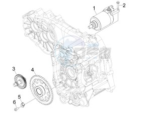 MP3 125 ie Touring drawing Starter - Electric starter