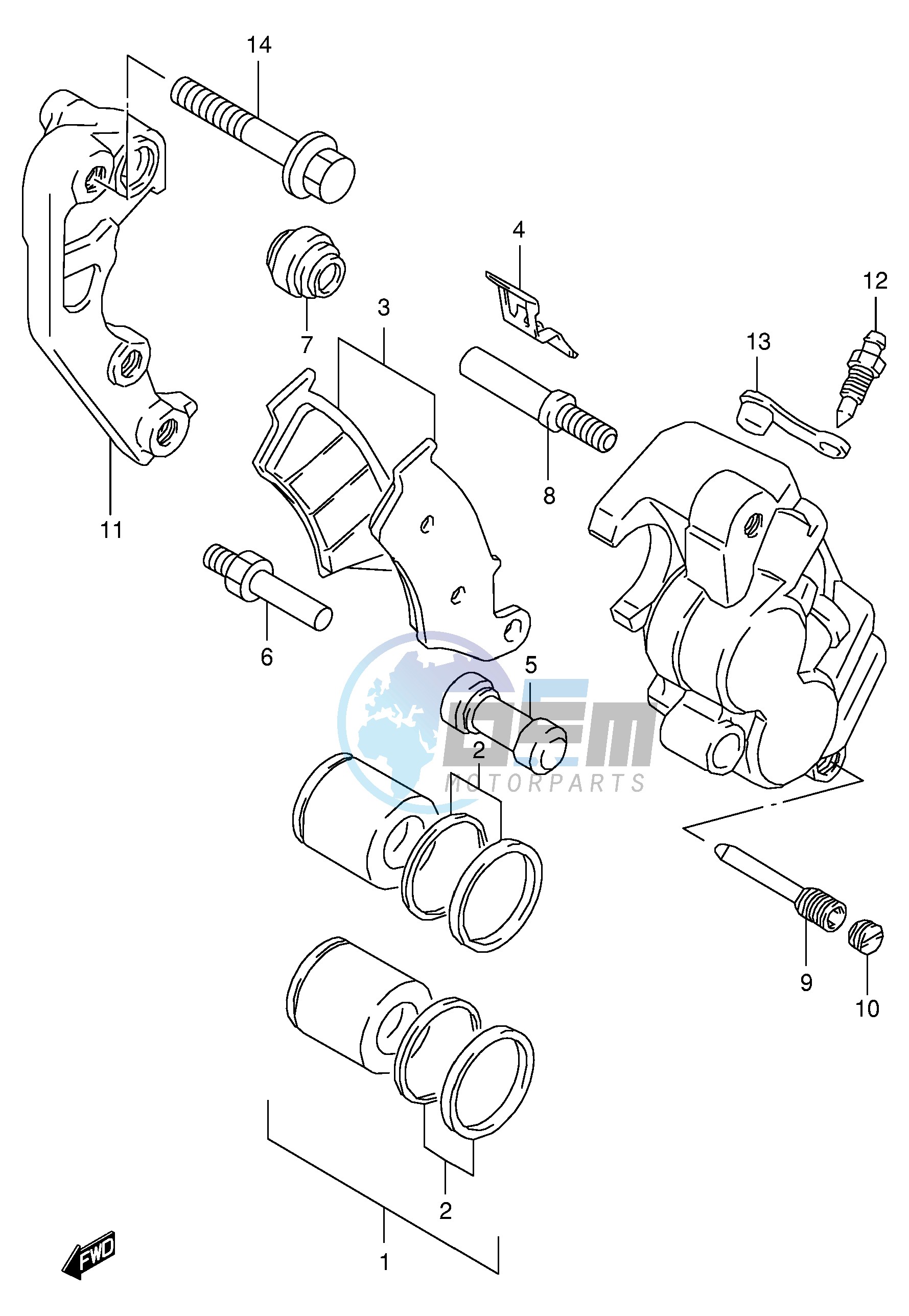 FRONT CALIPER