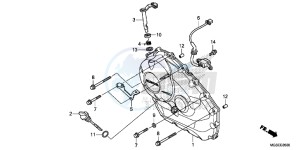 NC700SC drawing RIGHT CRANKCASE COVER (NC700S/ SA)