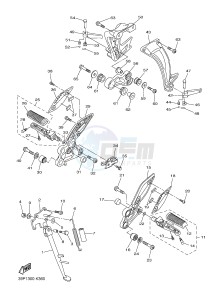 FZ8-S FZ8 FAZER 800 (42PG) drawing STAND & FOOTREST