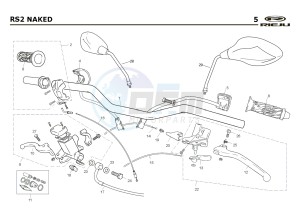 RS2 NAKED PRO 125 drawing CONTROLS -  STEER