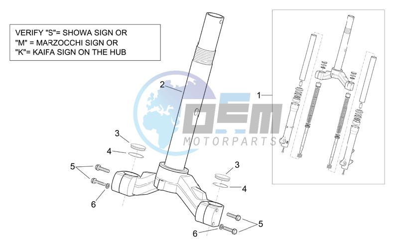 Front fork - Stem base