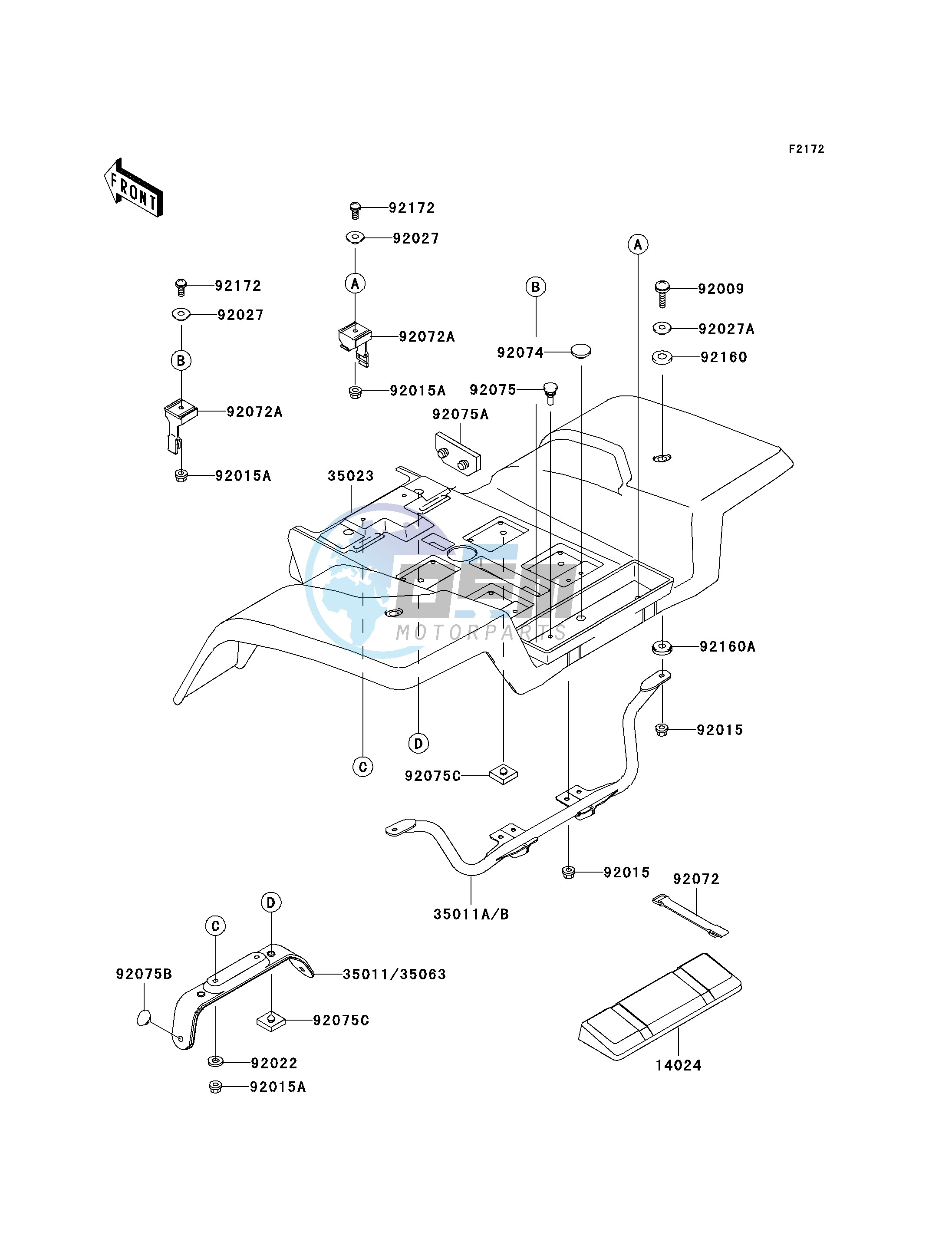 REAR FENDER-- S- -