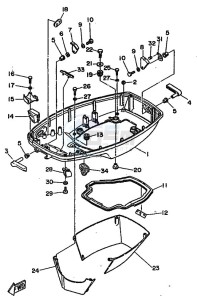 60FE-60FET drawing BOTTOM-COWLING