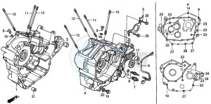 VT750C2 drawing CRANKCASE