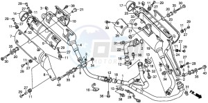 XL1000V drawing EXHAUST MUFFLER