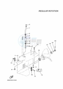 F150FET drawing PROPELLER-HOUSING-AND-TRANSMISSION-2