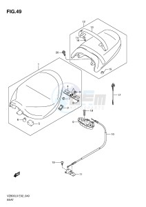 VZ800 (E2) MARAUDER drawing SEAT