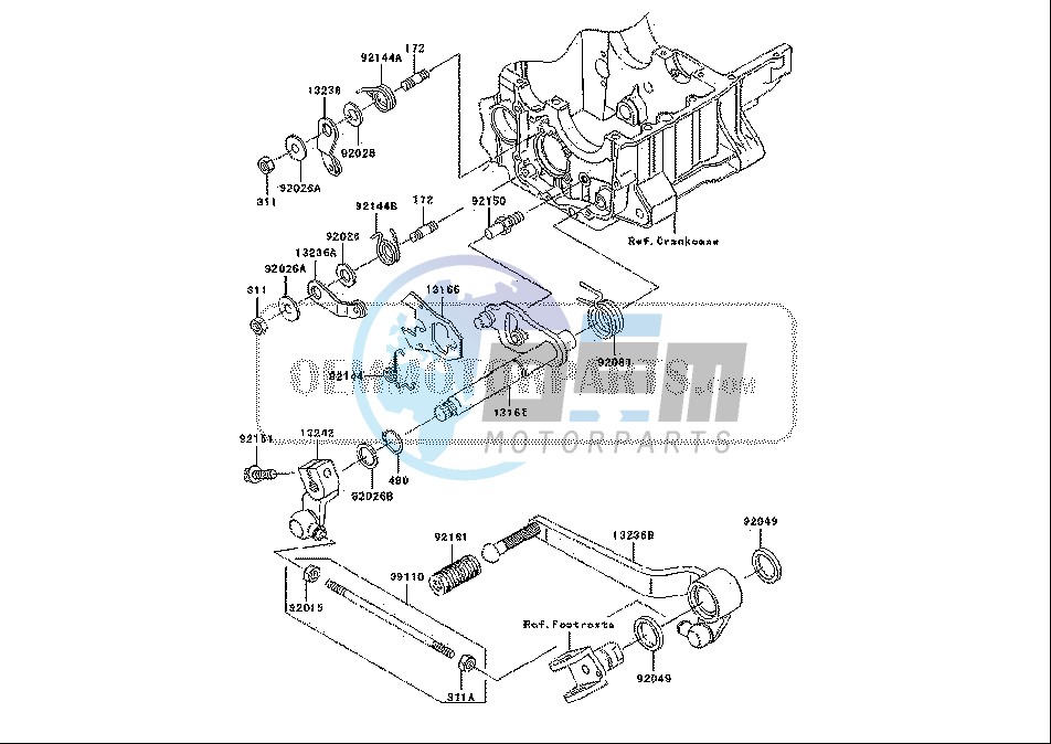 GEAR CHANGE MECHANISM