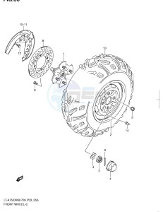 LT-A750X (P28-P33) drawing FRONT WHEEL