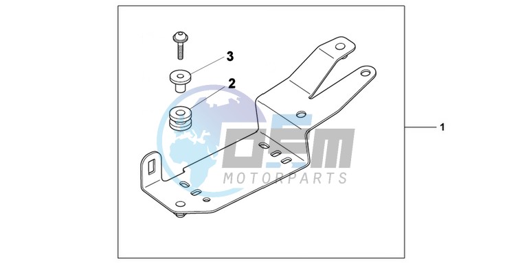 ALARM & FOG LAMP DRIVER BRACKET KIT