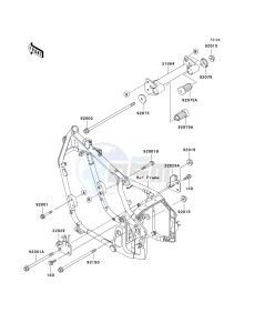 VN 800 A [VULCAN 800] (A10-A11) [VULCAN 800] drawing ENGINE MOUNT