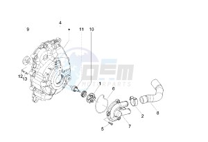 X8 125 drawing Water pump