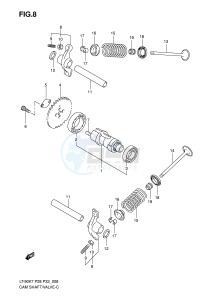 LT-Z90 (P28-P33) drawing CAMSHAFT VALVE