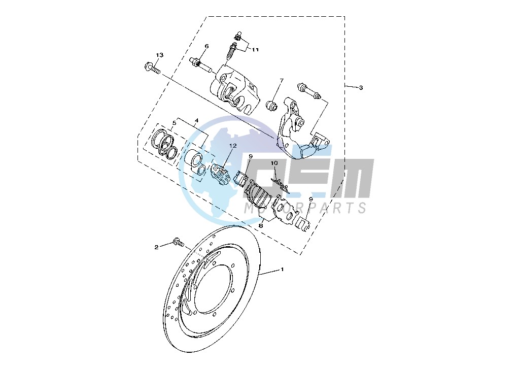 FRONT BRAKE CALIPER