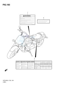 VZR1800 (E2) INTRUDER drawing LABEL (VZR1800L1 E2)