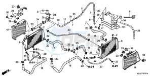 GL1800C drawing RADIATOR (GL1800C/D/E/F/G)