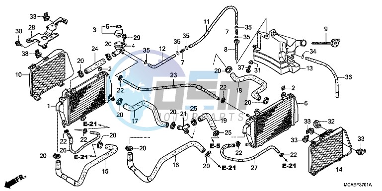 RADIATOR (GL1800C/D/E/F/G)