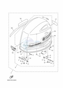 F115B drawing FAIRING-UPPER