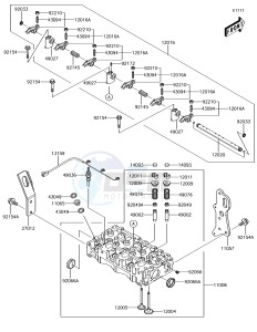 MULE PRO-DX KAF1000EHF EU drawing Cylinder Head