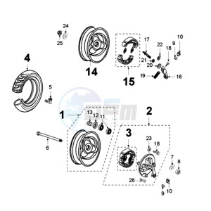 LUDIX 10 RVA ONE drawing WHEELS