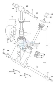 DF 250 drawing Trim Cylinder (DF 250S)