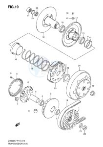 UH200 BURGMAN EU drawing TRANSMISSION (1)