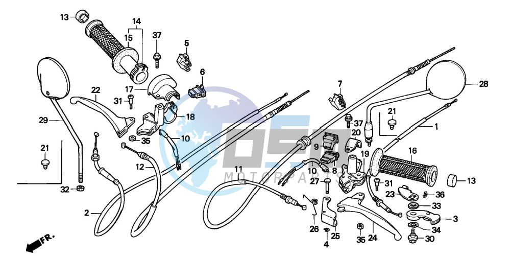 HANDLE LEVER/SWITCH/CABLE