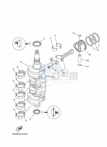 F50DETL drawing CRANKSHAFT--PISTON