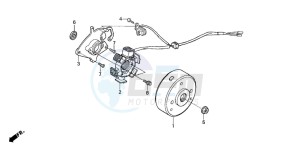 CRF100F drawing GENERATOR (CRF80F)