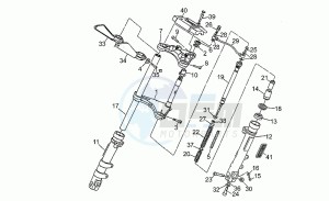 Nevada 750 Club Club drawing Front fork