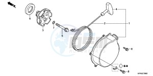 TRX420TEB drawing RECOIL STARTER