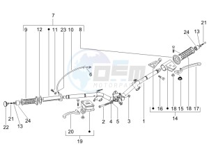 Liberty 50 4T PTT 2007-2012 (D) is drawing Handlebars - Master cil.