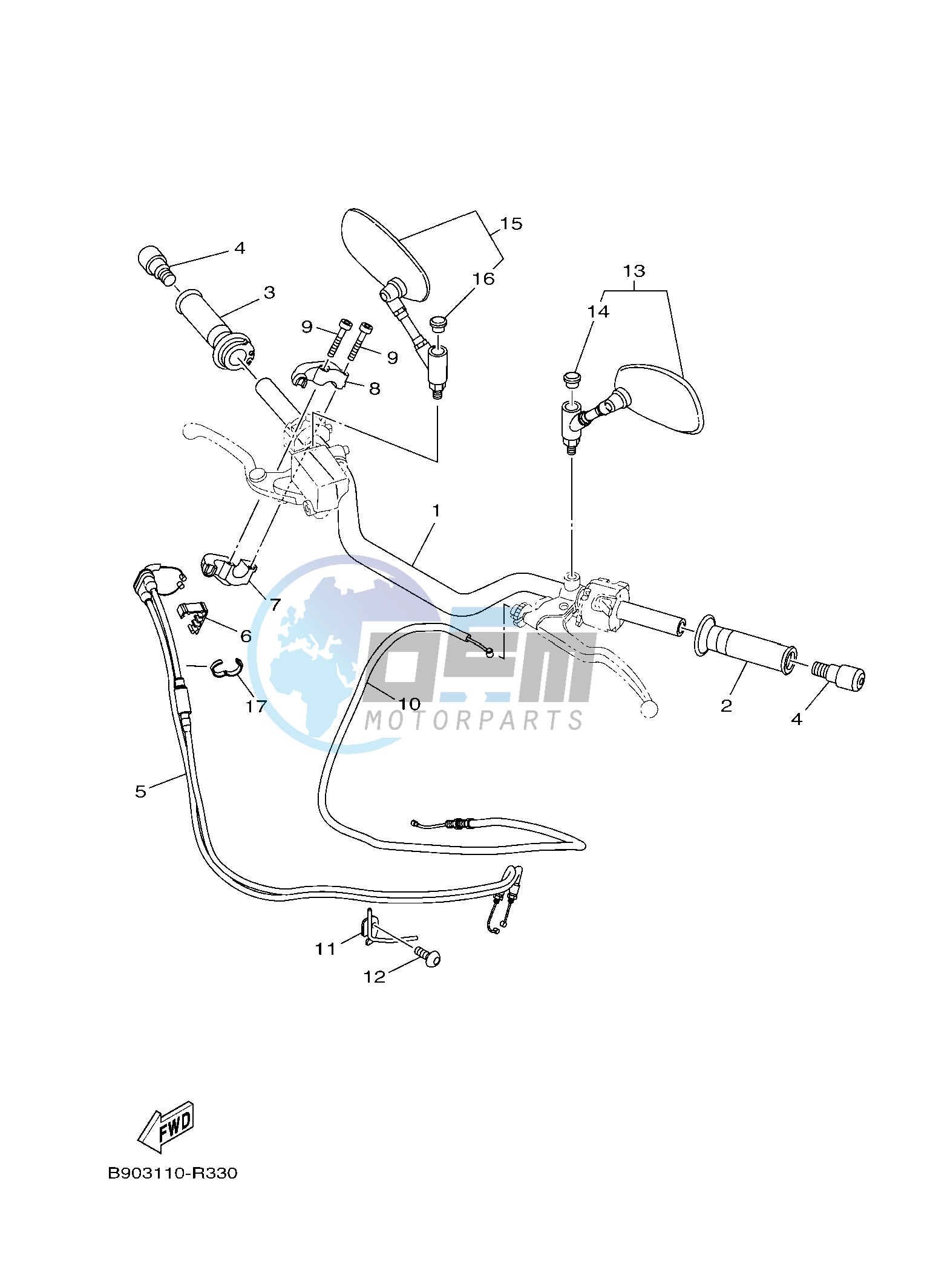 STEERING HANDLE & CABLE