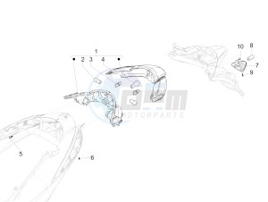 Liberty 125 iGet 4T 3V ie ABS (EMEA) drawing Rear headlamps - Turn signal lamps