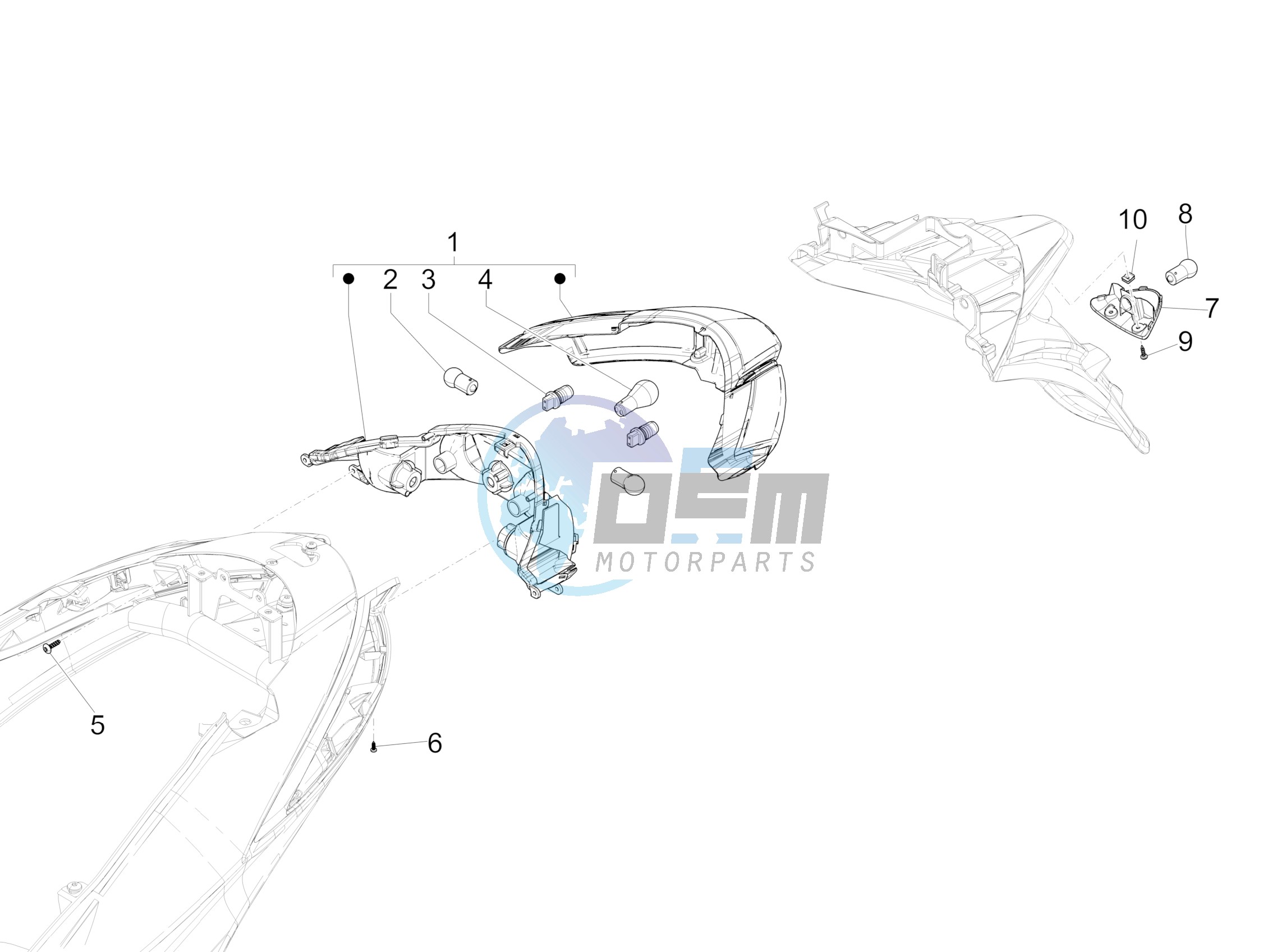 Rear headlamps - Turn signal lamps