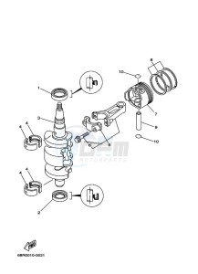 FT9-9GMHL drawing CRANKSHAFT--PISTON