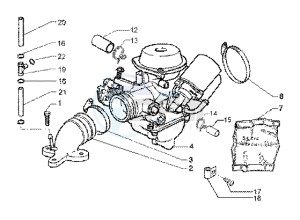 X9 125 SL drawing Carburettor